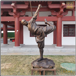 練功夫銅雕塑鑄造 練功夫銅雕塑鑄造