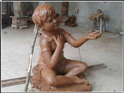 小男孩雕塑 小男孩雕塑