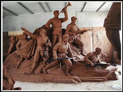 抗戰(zhàn)主題泥塑制作 抗戰(zhàn)主題泥塑制作