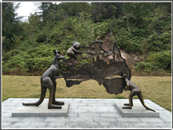 園林動(dòng)物雕塑|袋鼠雕塑