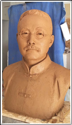 人物胸像泥塑 人物胸像泥塑