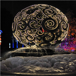 不銹鋼發(fā)光鏤空球