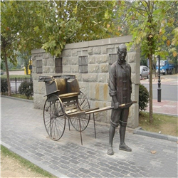 黃包車(chē)雕塑